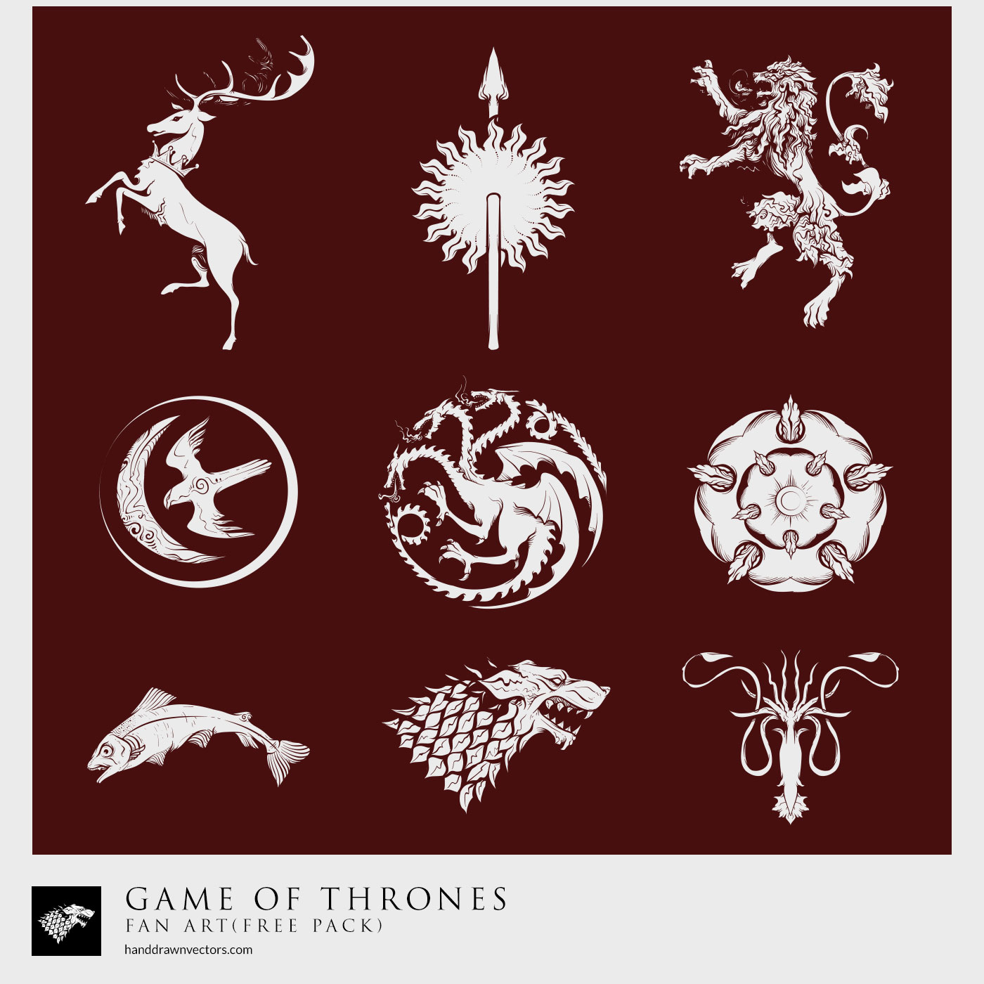 Game of thrones logo free